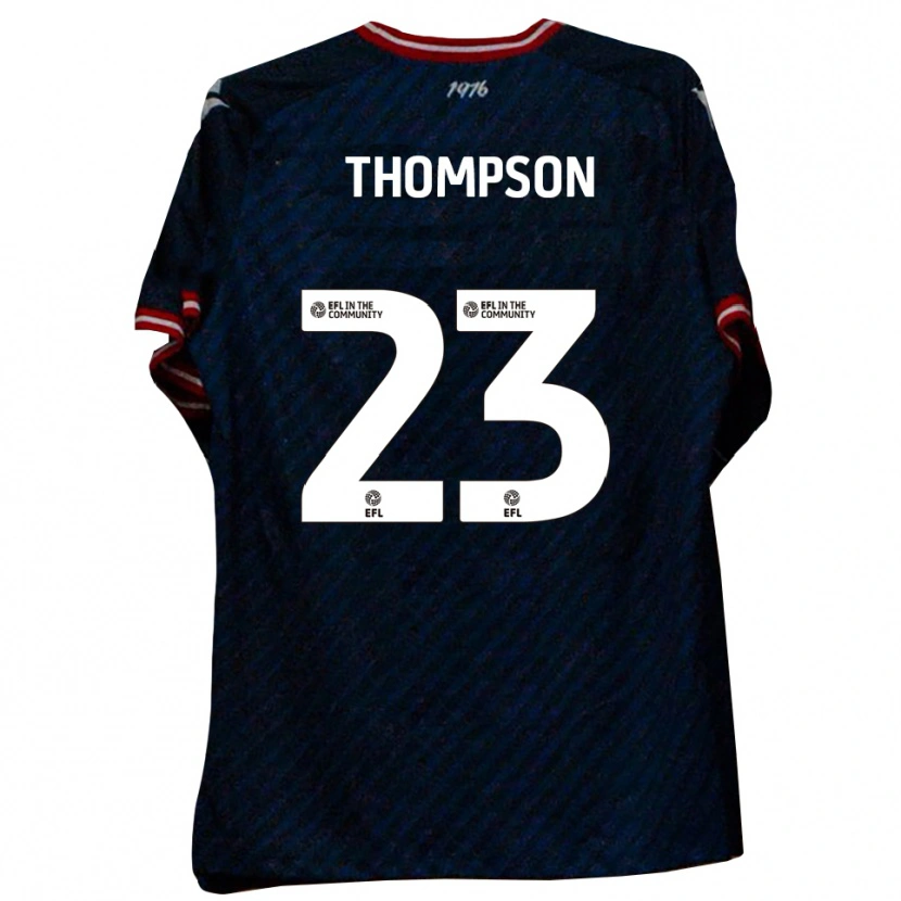 Danxen Criança Camisola Louis Thompson #23 Azul Marinho Vermelho Alternativa 2025/26 Camisa