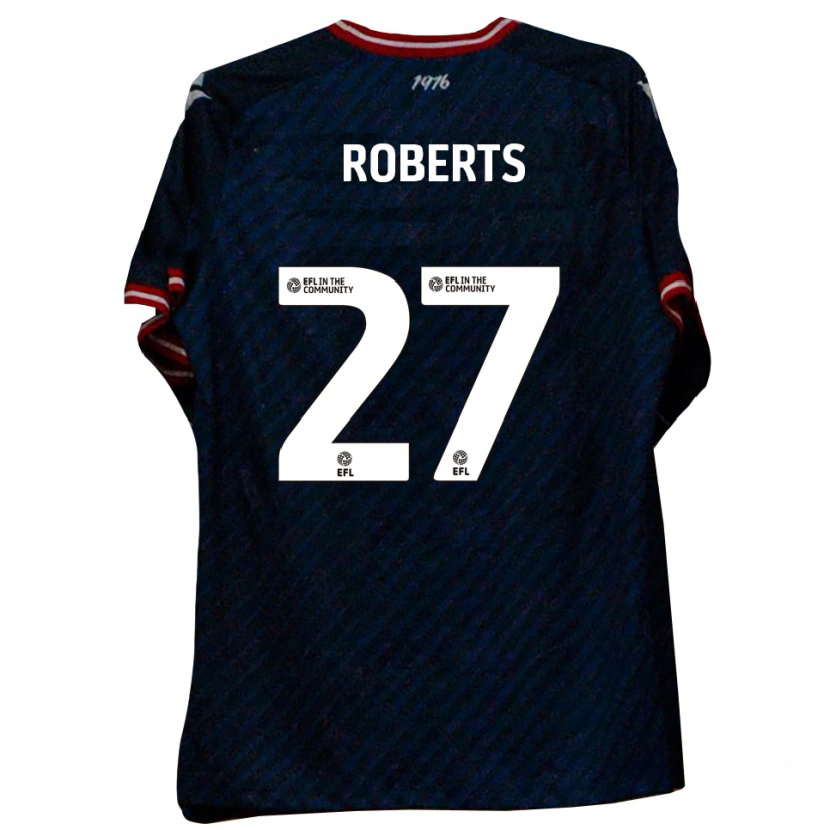 Danxen Criança Camisola Mathaeus Roberts #27 Azul Marinho Vermelho Alternativa 2025/26 Camisa
