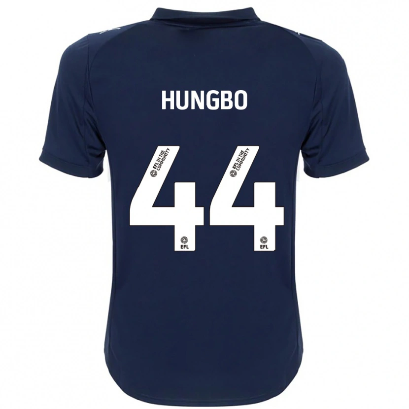 Danxen Criança Camisola Joseph Hungbo #44 Azul Marinho Branco Alternativa 2025/26 Camisa