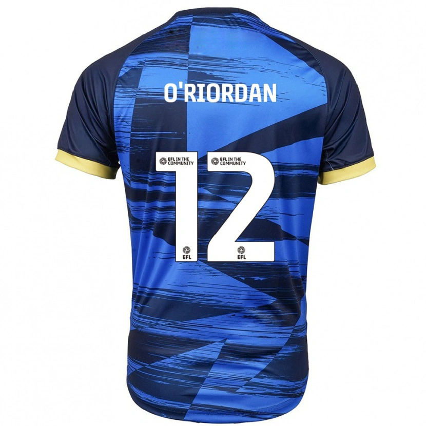 Danxen Criança Camisola Connor O'riordan #12 Azul Marinho Alternativa 2025/26 Camisa