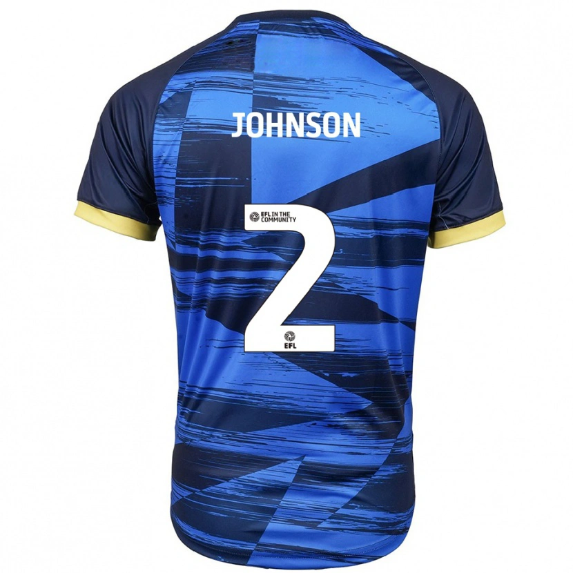 Danxen Criança Camisola Ryley Johnson #2 Azul Marinho Alternativa 2025/26 Camisa