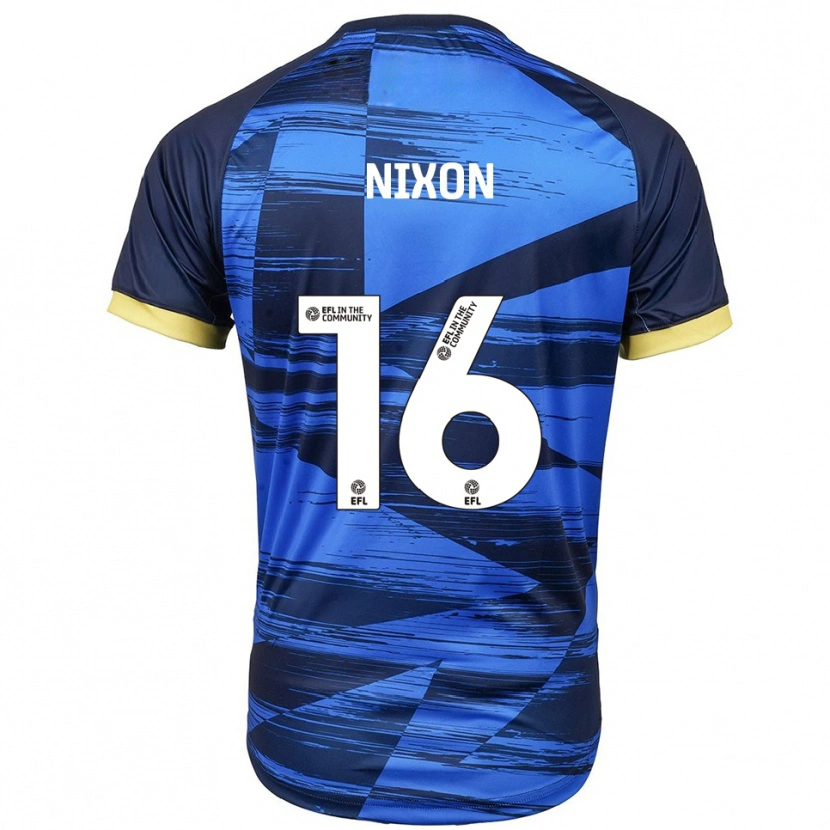 Danxen Criança Camisola Tom Nixon #16 Azul Marinho Alternativa 2025/26 Camisa