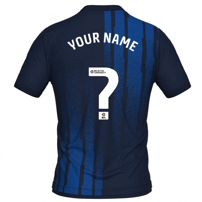 Danxen Criança Camisola Seu Nome #0 Azul Marinho Branco Alternativa 2025/26 Camisa