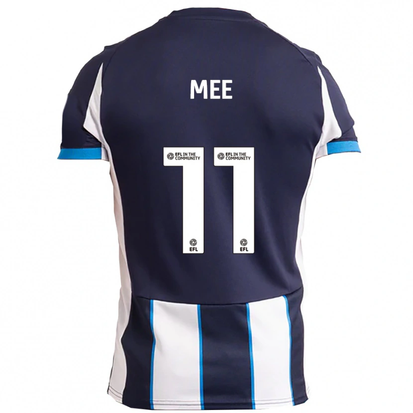 Danxen Criança Camisola Ashton Mee #11 Branco Azul Marinho Alternativa 2025/26 Camisa