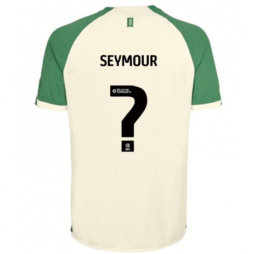 Danxen Criança Camisola Mayzee Seymour #0 Branco Sujo Verde Alternativa 2025/26 Camisa