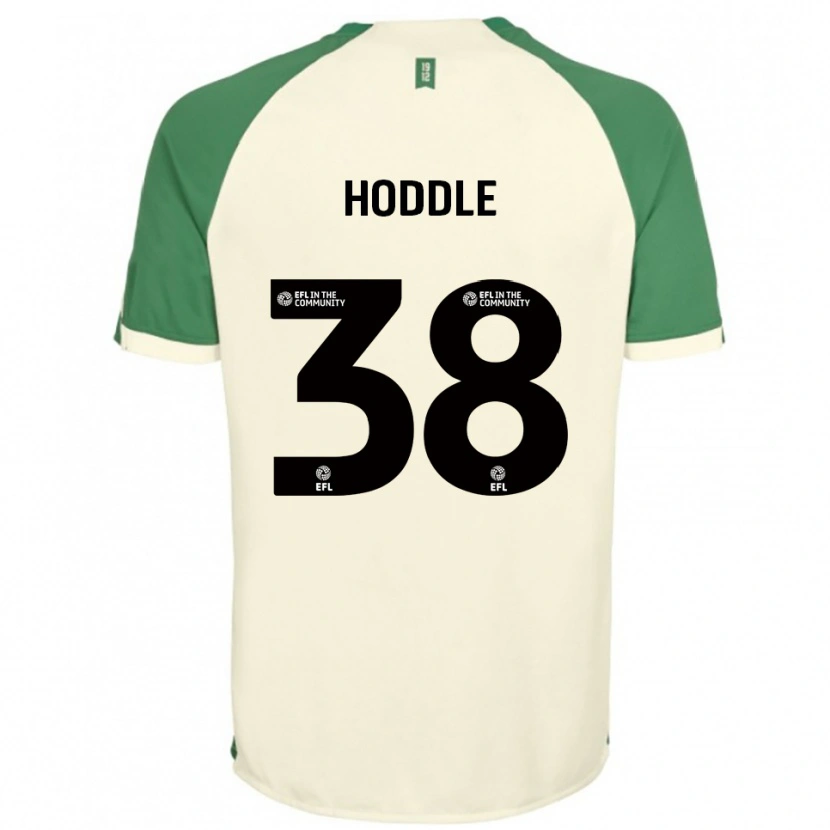 Danxen Criança Camisola George Hoddle #38 Branco Sujo Verde Alternativa 2025/26 Camisa
