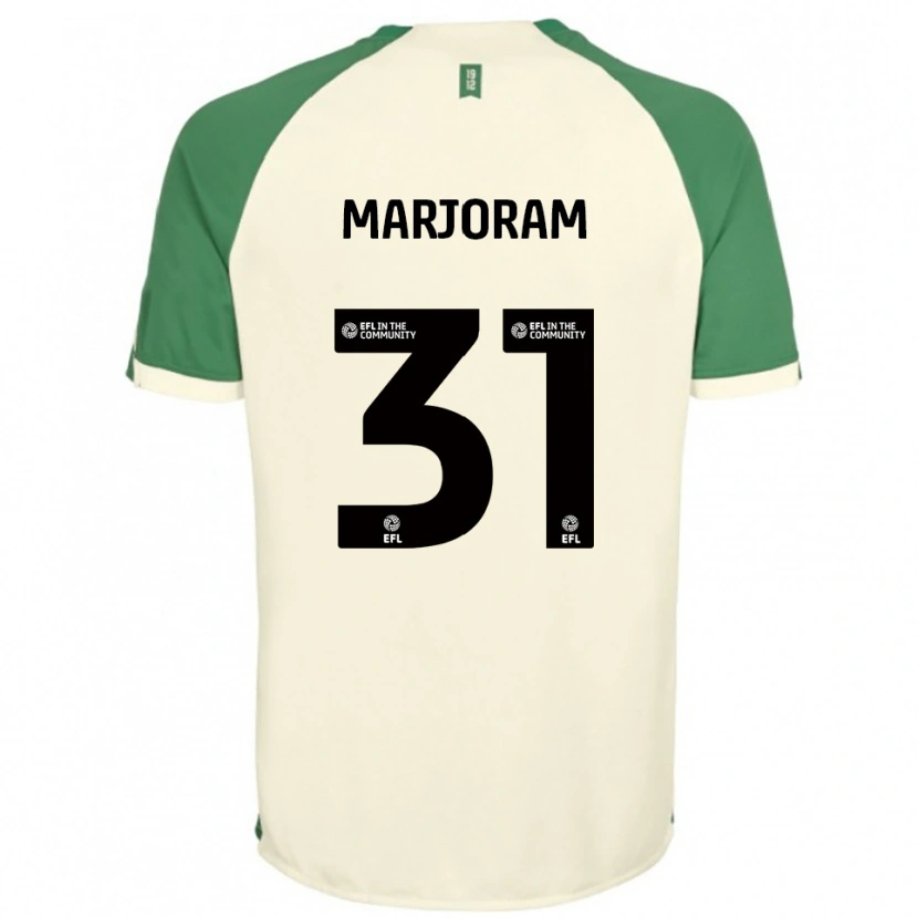 Danxen Criança Camisola Sophie Marjoram #31 Branco Sujo Verde Alternativa 2025/26 Camisa