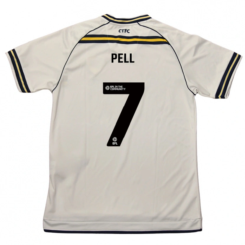 Danxen Criança Camisola Harry Pell #7 Branco Azul Marinho Alternativa 2025/26 Camisa
