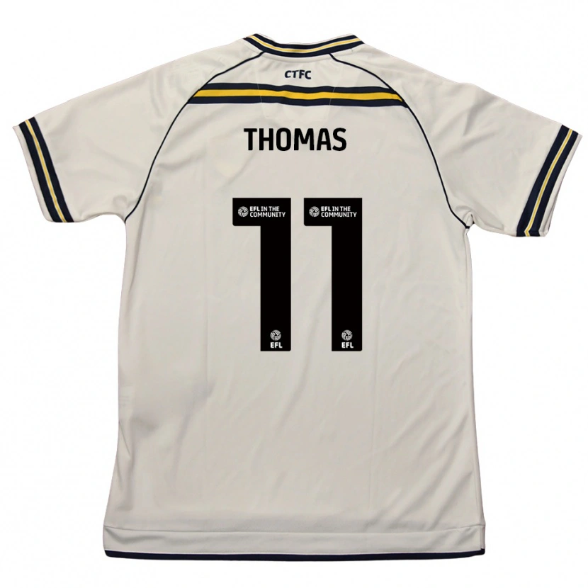 Danxen Criança Camisola Jordan Thomas #11 Branco Azul Marinho Alternativa 2025/26 Camisa