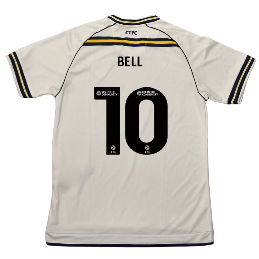 Danxen Criança Camisola Libby Bell #10 Branco Azul Marinho Alternativa 2025/26 Camisa