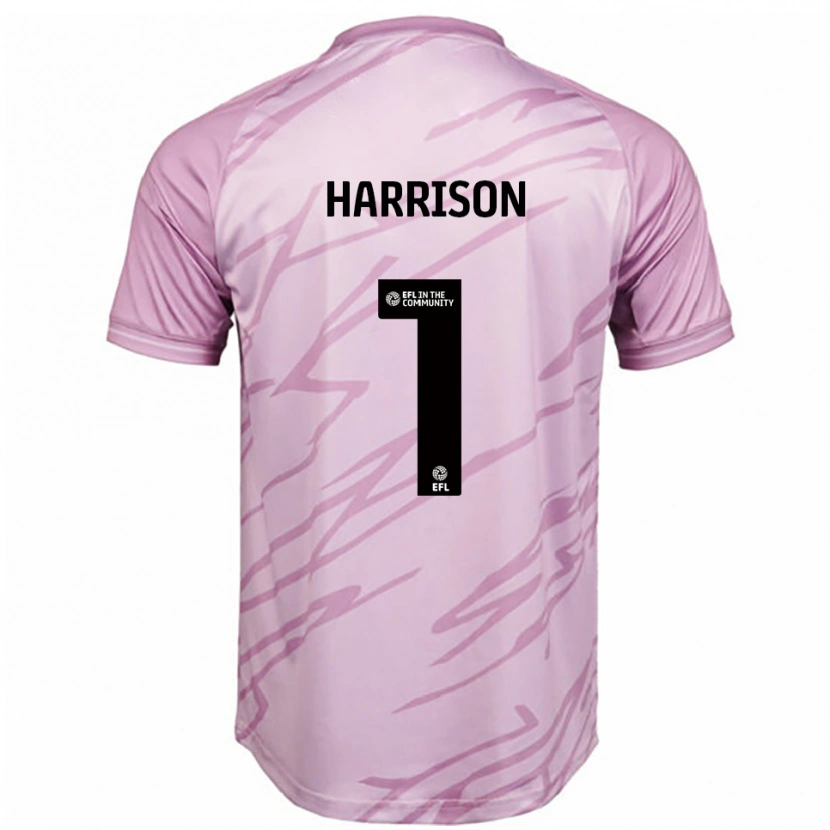 Danxen Criança Camisola Elyh Harrison #1 Rosa Preto Alternativa 2025/26 Camisa