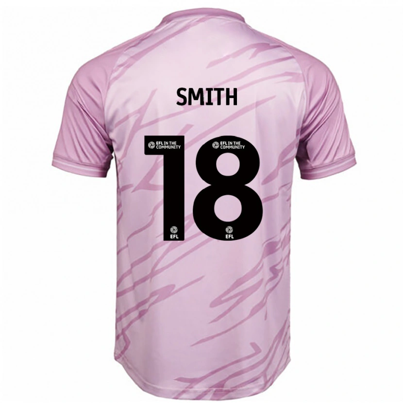 Danxen Criança Camisola Katy Smith #18 Rosa Preto Alternativa 2025/26 Camisa