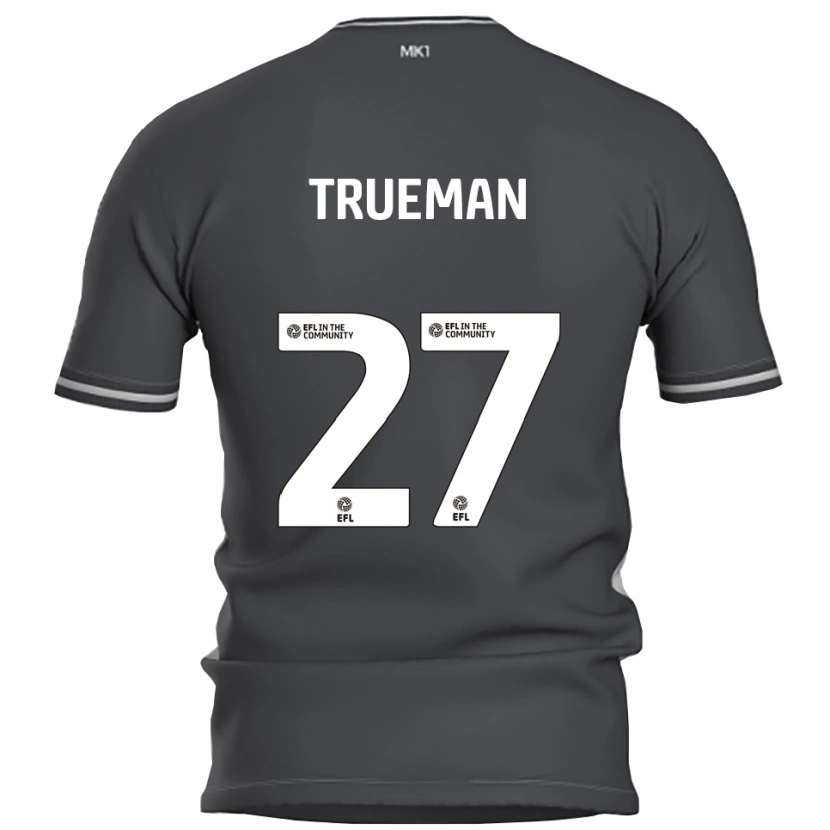 Danxen Criança Camisola Connal Trueman #27 Cinza Prata Alternativa 2025/26 Camisa