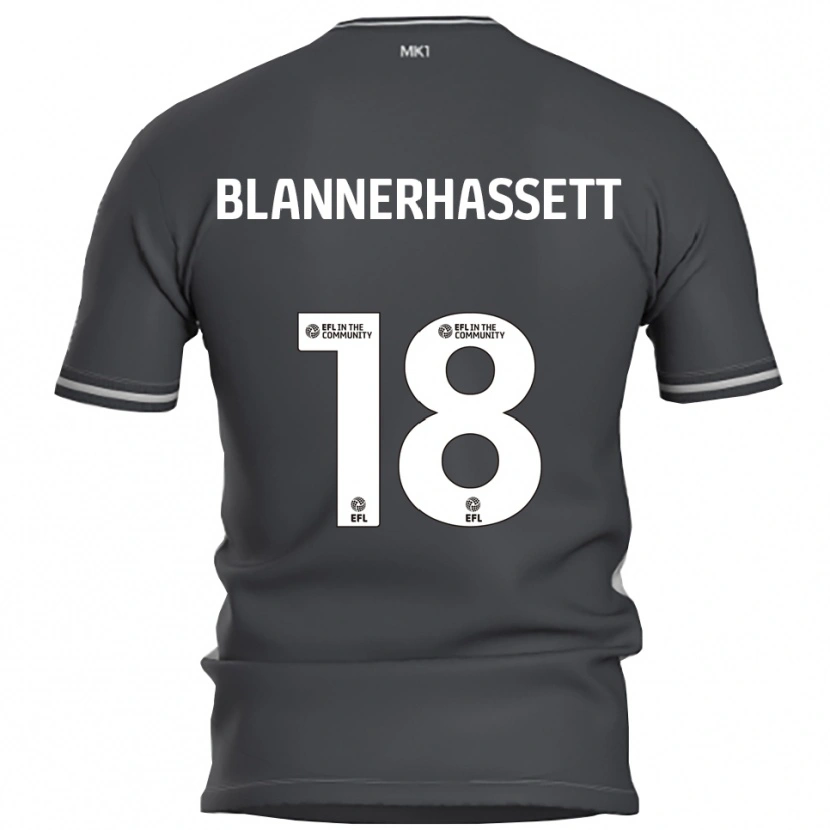Danxen Criança Camisola Tommy Blannerhassett #18 Cinza Prata Alternativa 2025/26 Camisa