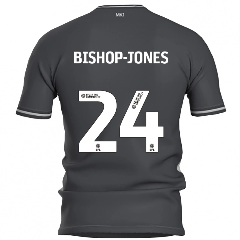 Danxen Criança Camisola Ruby Bishop-Jones #24 Cinza Prata Alternativa 2025/26 Camisa