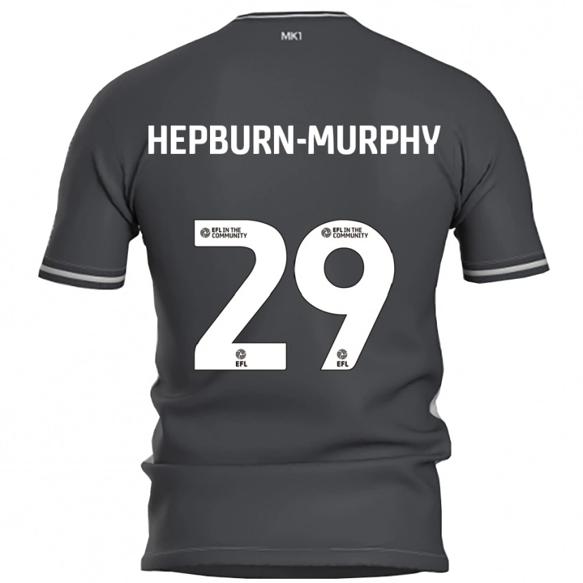Danxen Criança Camisola Rushian Hepburn-Murphy #29 Cinza Prata Alternativa 2025/26 Camisa