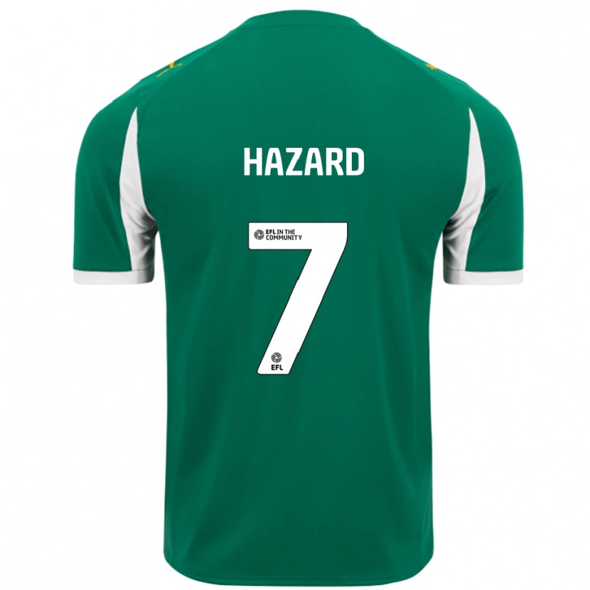 Danxen Criança Camisola Harrison Hazard #7 Verde Branco Alternativa 2025/26 Camisa