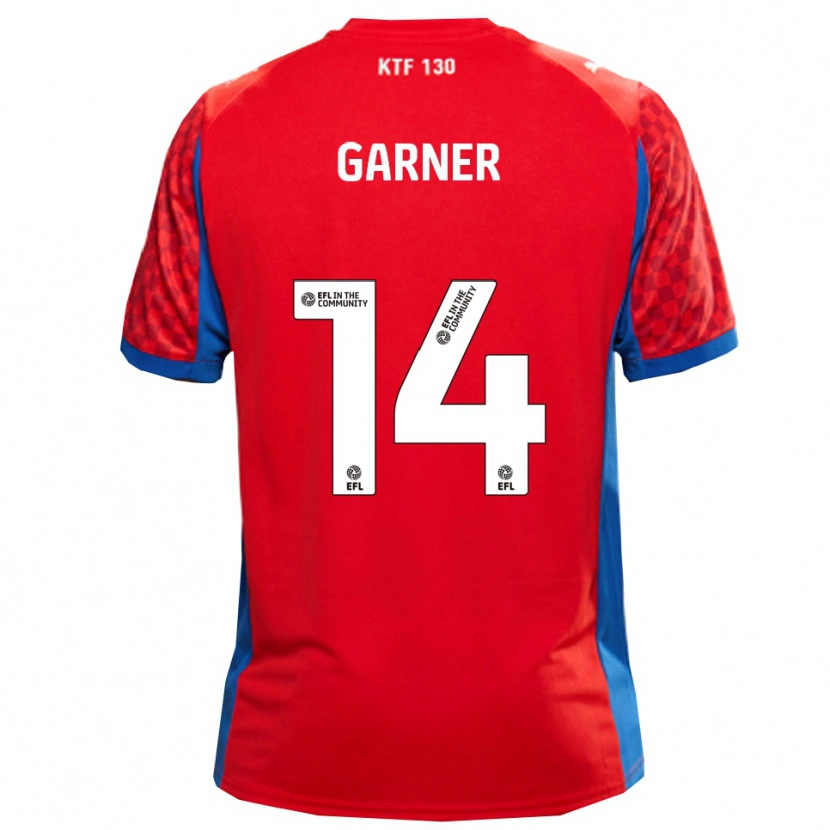 Danxen Criança Camisola Joe Garner #14 Vermelho Azul Alternativa 2025/26 Camisa