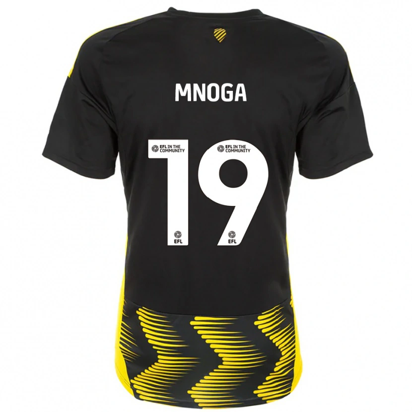 Danxen Criança Camisola Haji Mnoga #19 Preto Amarelo Alternativa 2025/26 Camisa