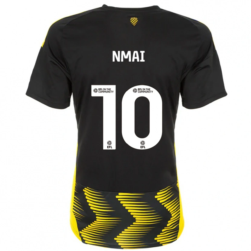 Danxen Criança Camisola Kelly Nmai #10 Preto Amarelo Alternativa 2025/26 Camisa