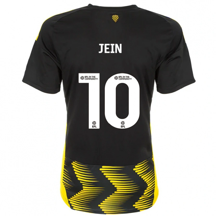 Danxen Criança Camisola Shaunna Jein #10 Preto Amarelo Alternativa 2025/26 Camisa