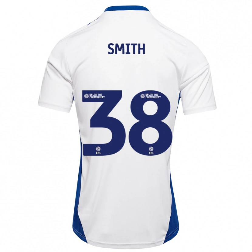 Danxen Criança Camisola Sam Smith #38 Branco Azul Alternativa 2025/26 Camisa
