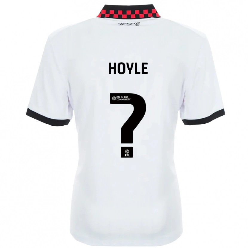 Danxen Criança Camisola Lauren Hoyle #0 Branco Preto Alternativa 2025/26 Camisa