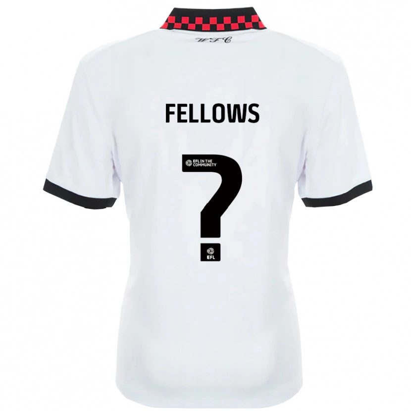 Danxen Criança Camisola Mia Fellows #0 Branco Preto Alternativa 2025/26 Camisa