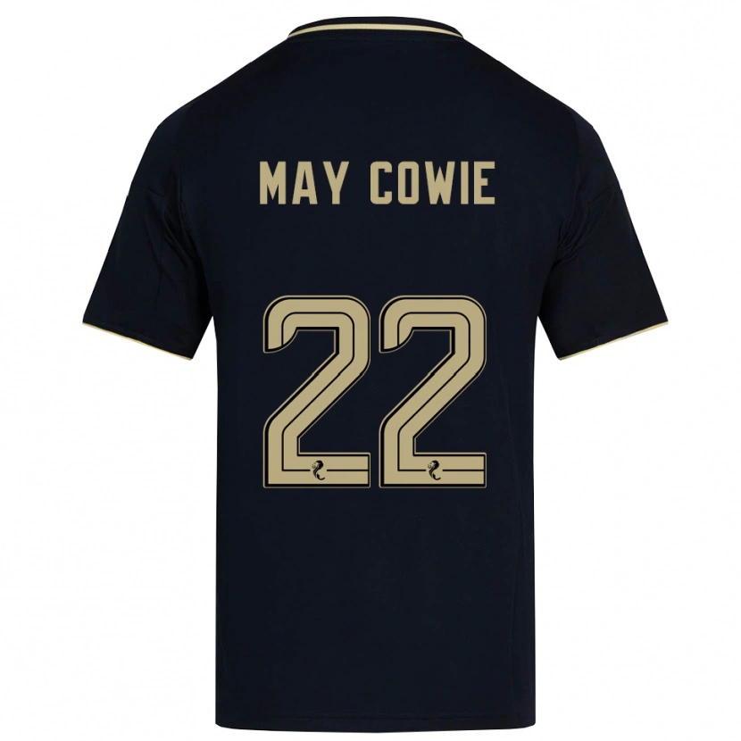 Danxen Criança Camisola Ellie May Cowie #22 Azul Marinho Dourado Alternativa 2025/26 Camisa