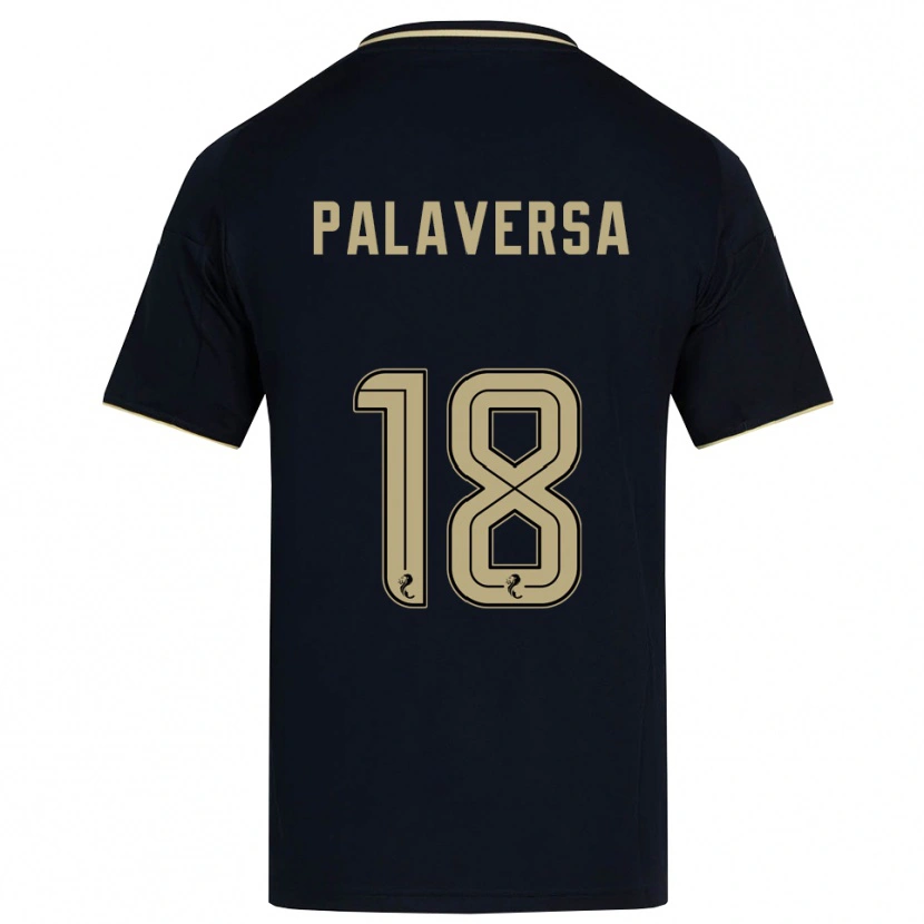 Danxen Criança Camisola Ante Palaversa #18 Azul Marinho Dourado Alternativa 2025/26 Camisa