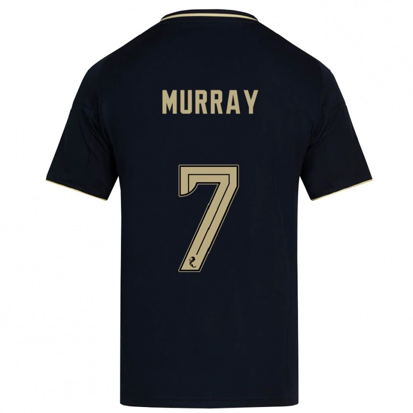 Danxen Criança Camisola Phoebe Murray #7 Azul Marinho Dourado Alternativa 2025/26 Camisa