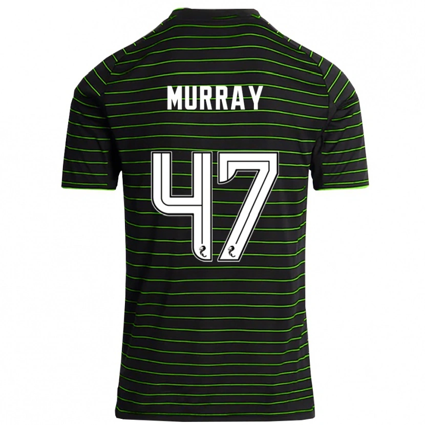 Danxen Criança Camisola Dane Murray #47 Preto Verde Alternativa 2025/26 Camisa