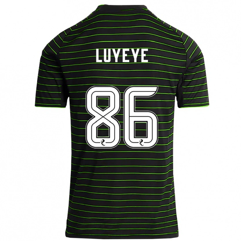Danxen Criança Camisola Benny-Jackson Luyeye #86 Preto Verde Alternativa 2025/26 Camisa