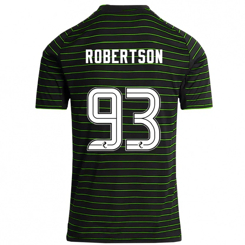 Danxen Criança Camisola Mitchell Robertson #93 Preto Verde Alternativa 2025/26 Camisa