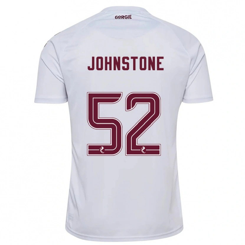 Danxen Criança Camisola Rachael Johnstone #52 Branco Vinho Alternativa 2025/26 Camisa