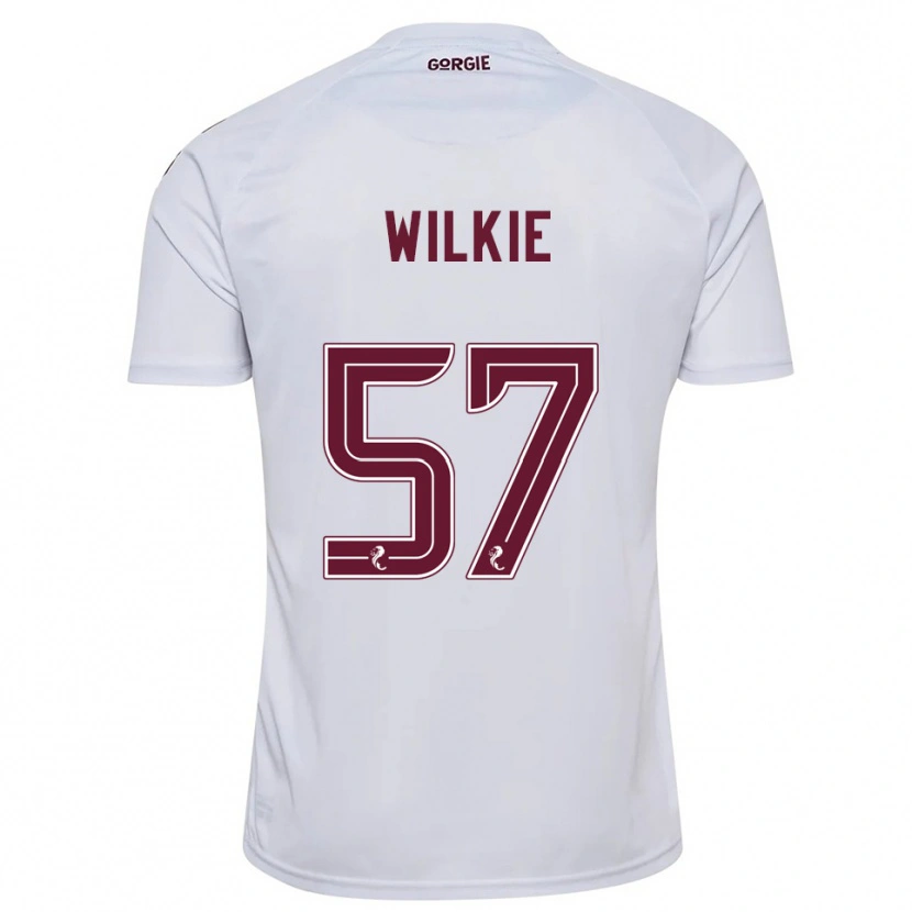 Danxen Criança Camisola Coupar Wilkie #57 Branco Vinho Alternativa 2025/26 Camisa