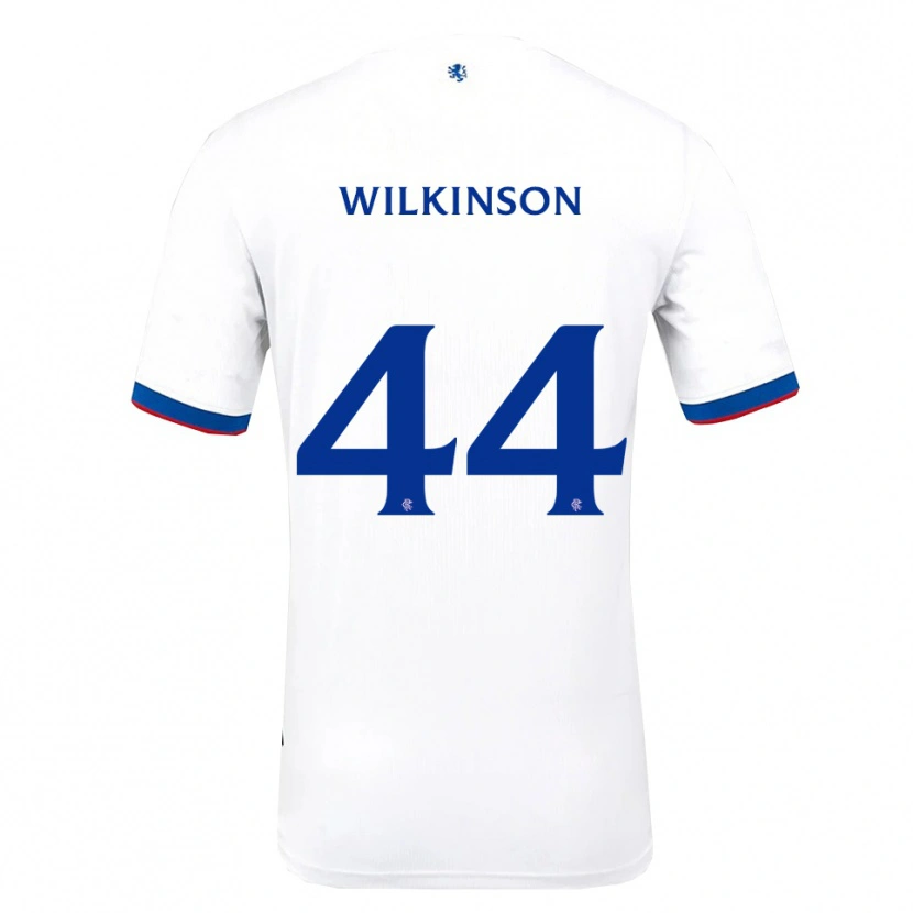 Danxen Criança Camisola Katie Wilkinson #44 Branco Vermelho Azul Alternativa 2025/26 Camisa