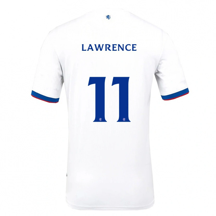 Danxen Criança Camisola Tom Lawrence #11 Branco Vermelho Azul Alternativa 2025/26 Camisa