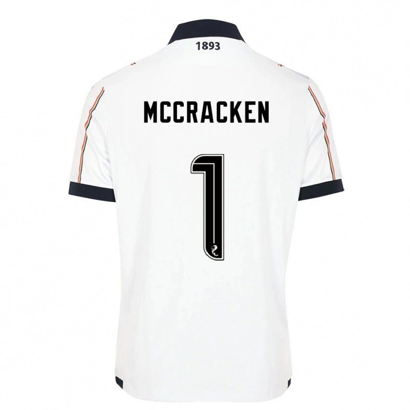 Danxen Criança Camisola Jon Mccracken #1 Branco Azul Marinho Vermelho Alternativa 2025/26 Camisa