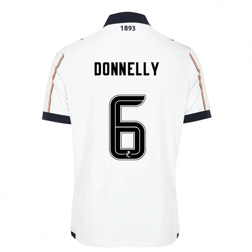 Danxen Criança Camisola Aaron Donnelly #6 Branco Azul Marinho Vermelho Alternativa 2025/26 Camisa