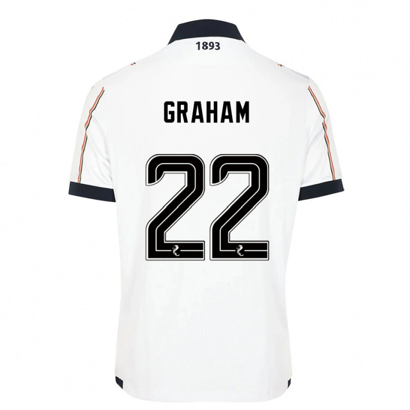 Danxen Criança Camisola Luke Graham #22 Branco Azul Marinho Vermelho Alternativa 2025/26 Camisa