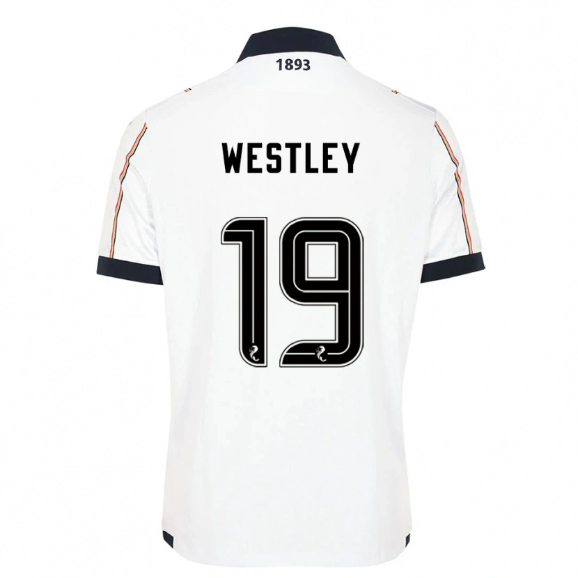 Danxen Criança Camisola Joe Westley #19 Branco Azul Marinho Vermelho Alternativa 2025/26 Camisa