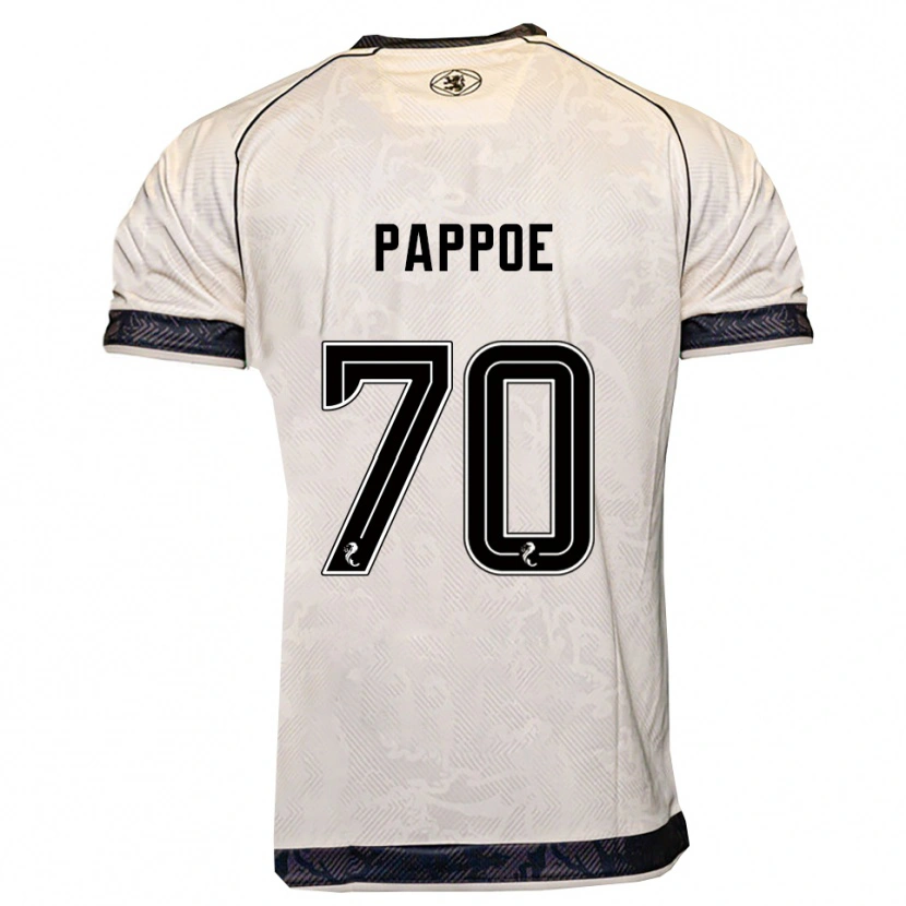 Danxen Criança Camisola Isaac Pappoe #70 Branco Preto Alternativa 2025/26 Camisa