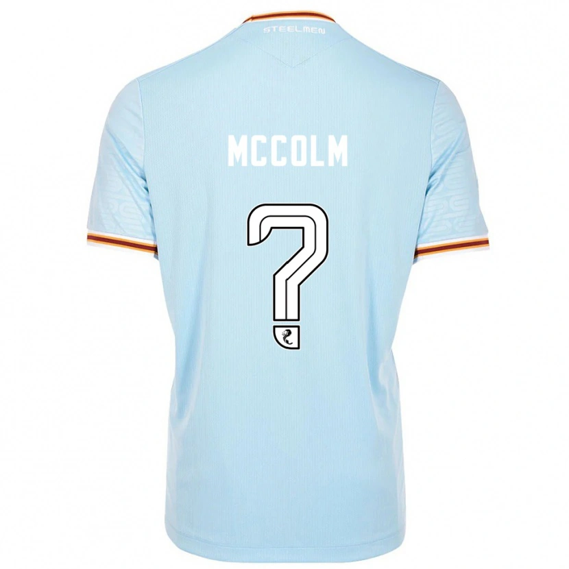 Danxen Criança Camisola Rocco Mccolm #0 Azul Celeste Alternativa 2025/26 Camisa