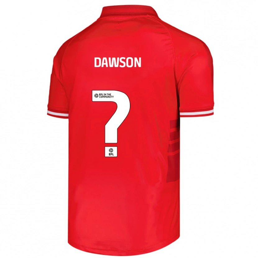 Danxen Homem Camisola Amy Dawson #0 Vermelho Branco Principal 2025/26 Camisa