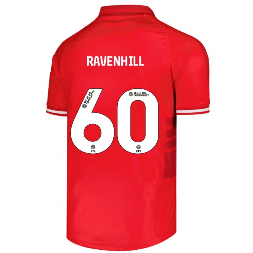 Danxen Homem Camisola Rogan Ravenhill #60 Vermelho Branco Principal 2025/26 Camisa