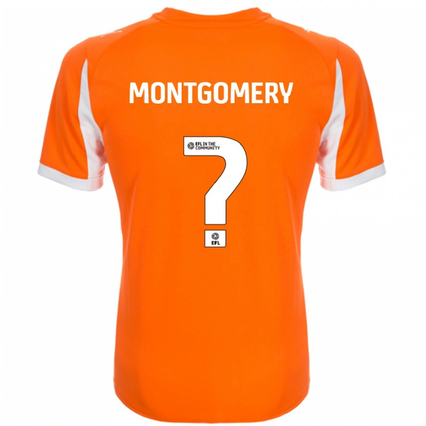 Danxen Homem Camisola Aleysha Montgomery #0 Laranja Branco Principal 2025/26 Camisa