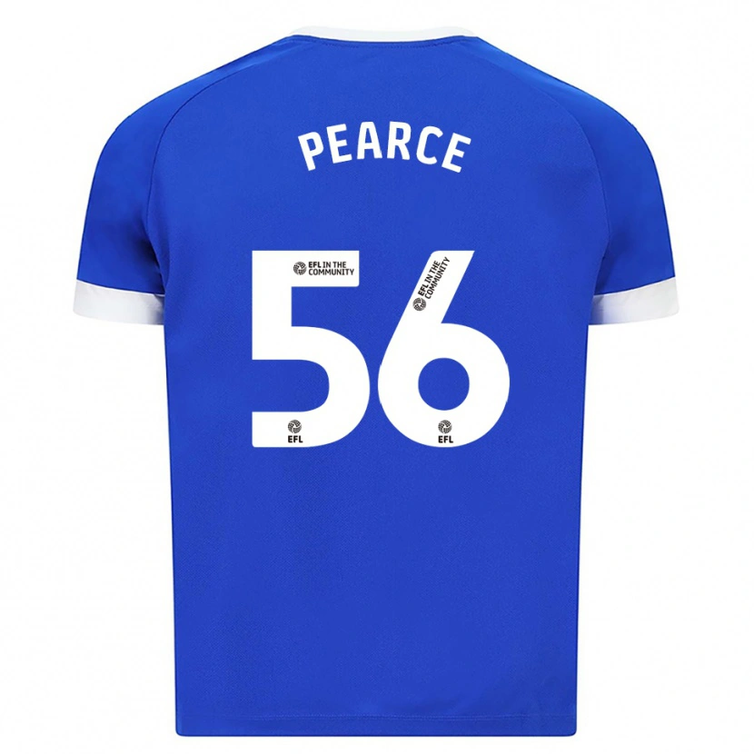 Danxen Homem Camisola Luke Pearce #56 Azul Branco Principal 2025/26 Camisa