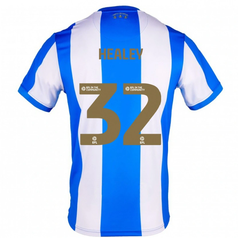 Danxen Homem Camisola Rhys Healey #32 Azul Branco Principal 2025/26 Camisa