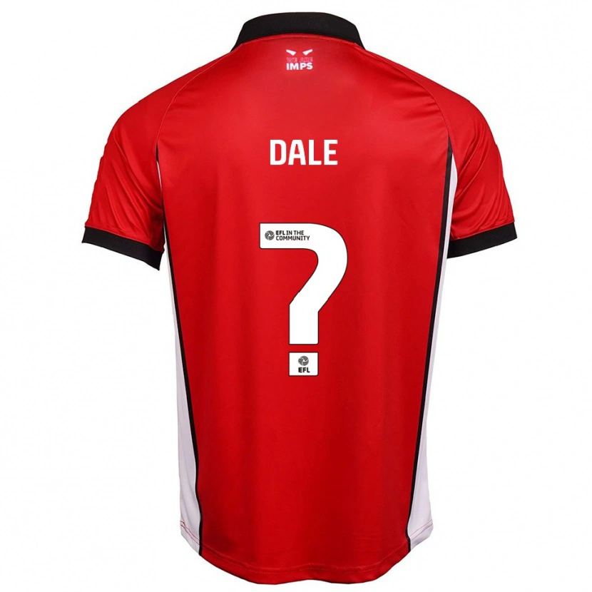 Danxen Homem Camisola Harry Dale #0 Vermelho Branco Principal 2025/26 Camisa